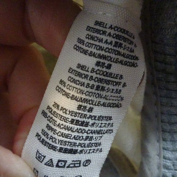 Free People White Hooded Denim Jacket Size XS Knit Sleeves Casual - Picture 6 of 8